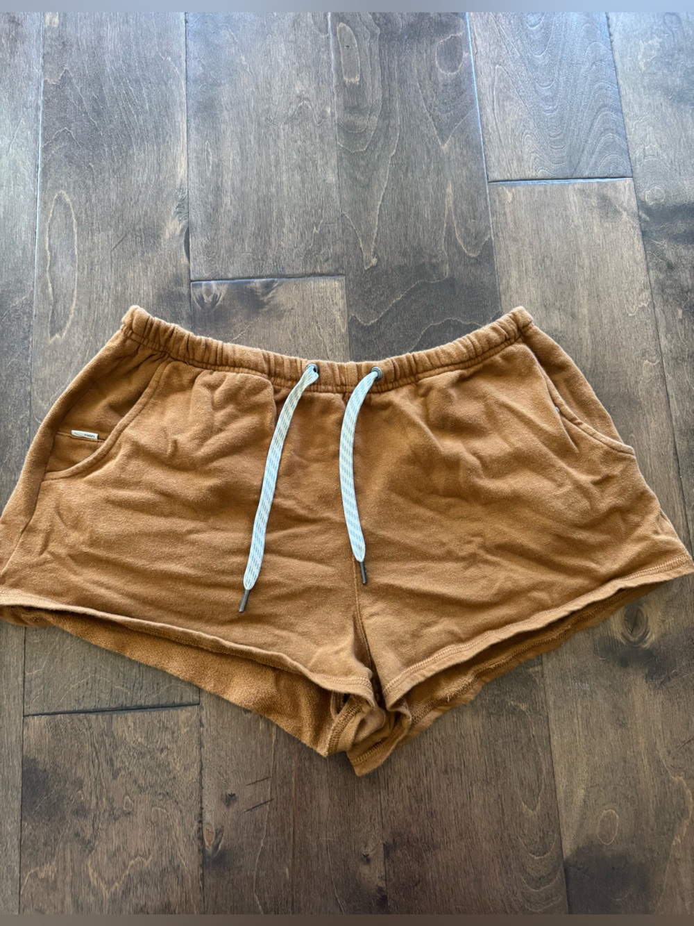 Vuori Fleece Drawstring Shorts - Caramel Brown